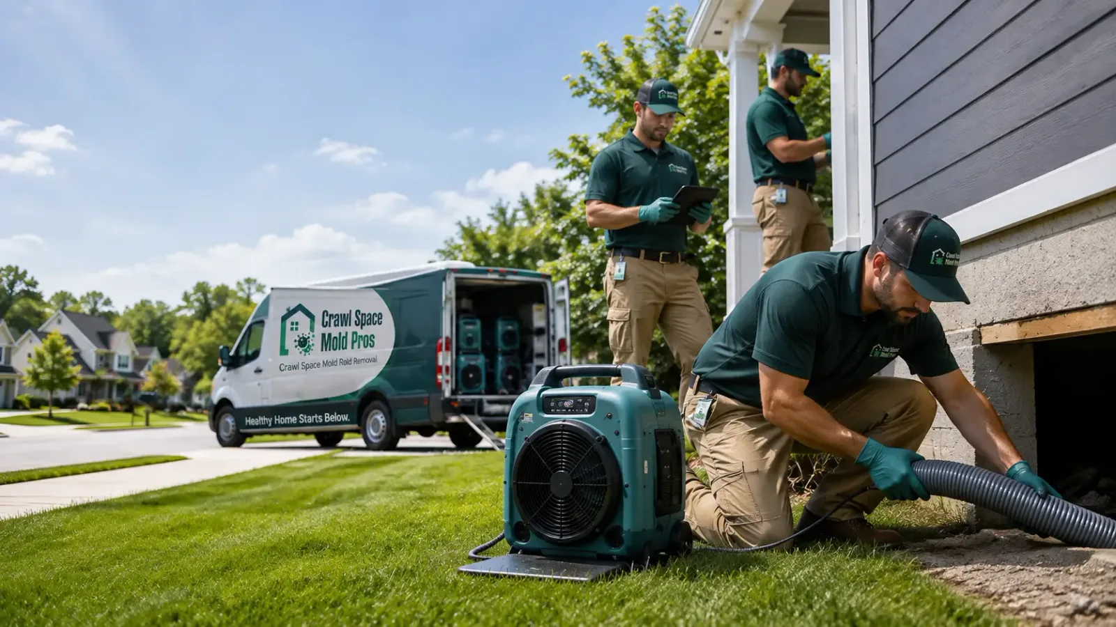 Crawl Space Mold Removal in New Ringgold, PA
